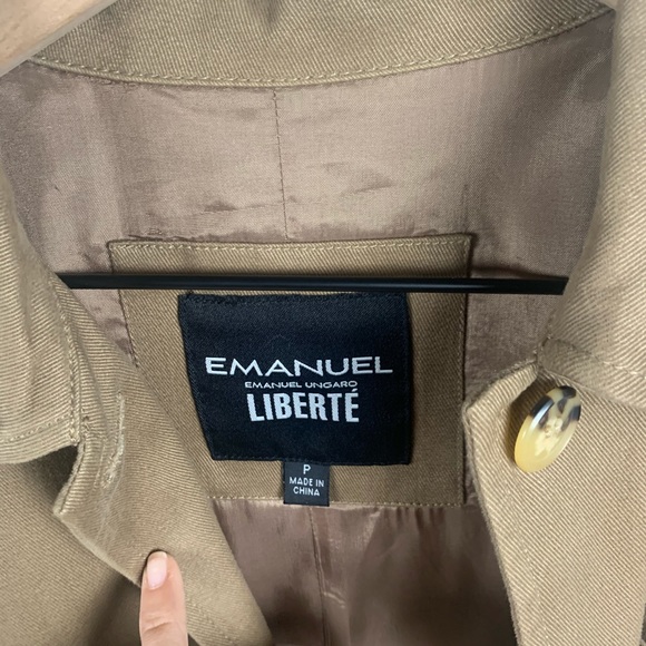 EMANUEL UNGARO LIBERTE VINTAGE CAMEL COAT - Picture 5 of 12